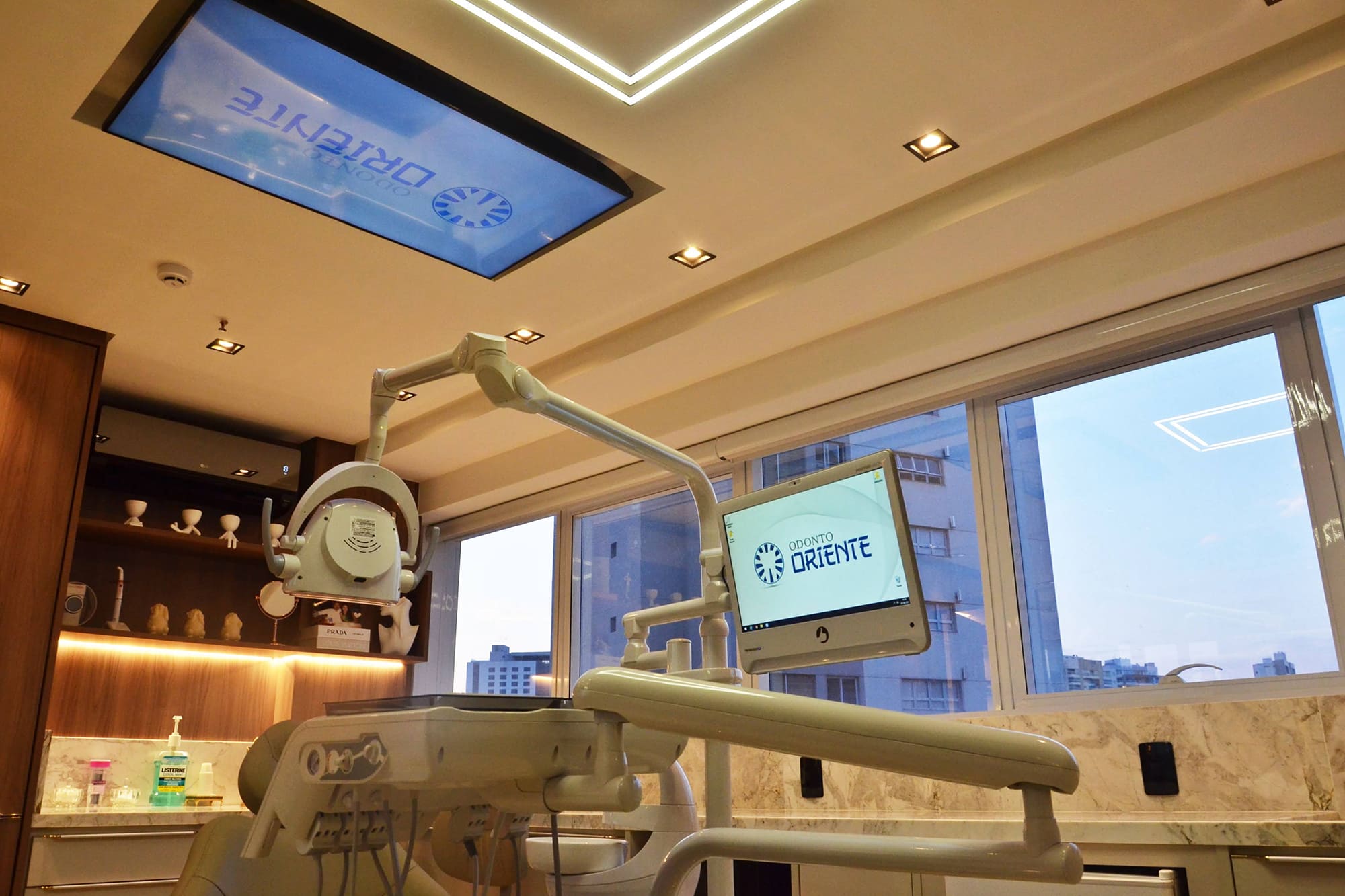 sala de tratamento e procedimentos estéticos da clínica odonto oriente